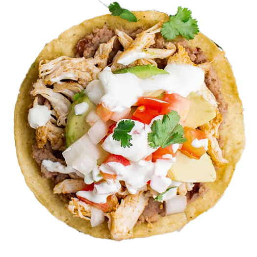 Mike's Tostada Chk Con Todo. No Cabb.